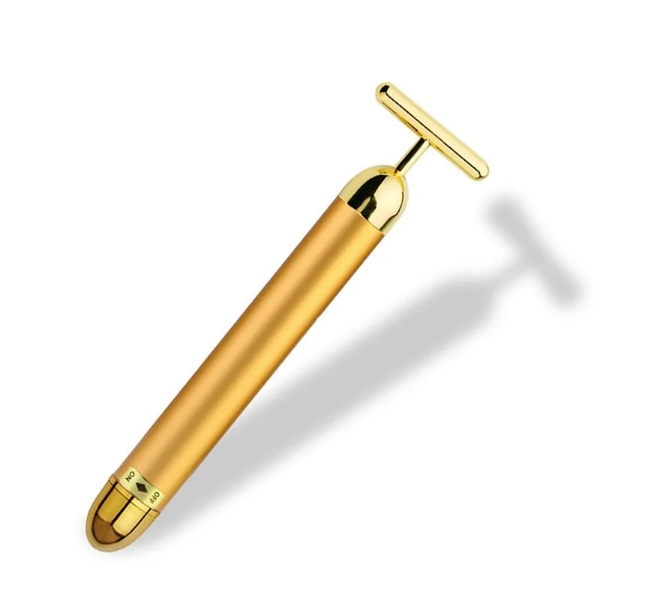 Energy 24K Gold T Beauty Bar Facial Roller Massager