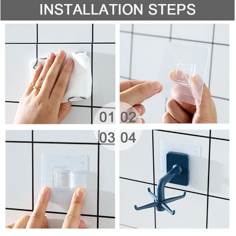 Kitchen Hook Organizer 360 Degrees Rotatable