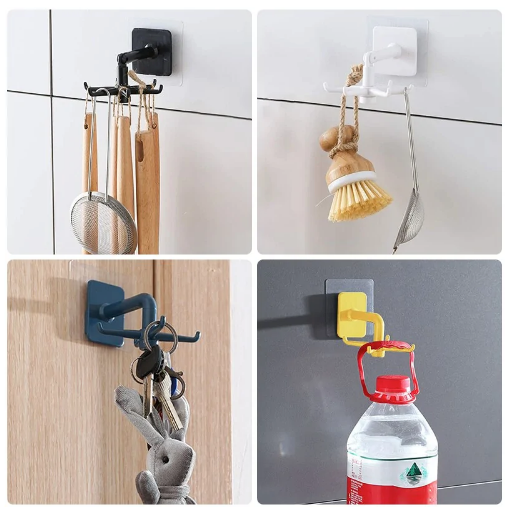 Kitchen Hook Organizer 360 Degrees Rotatable